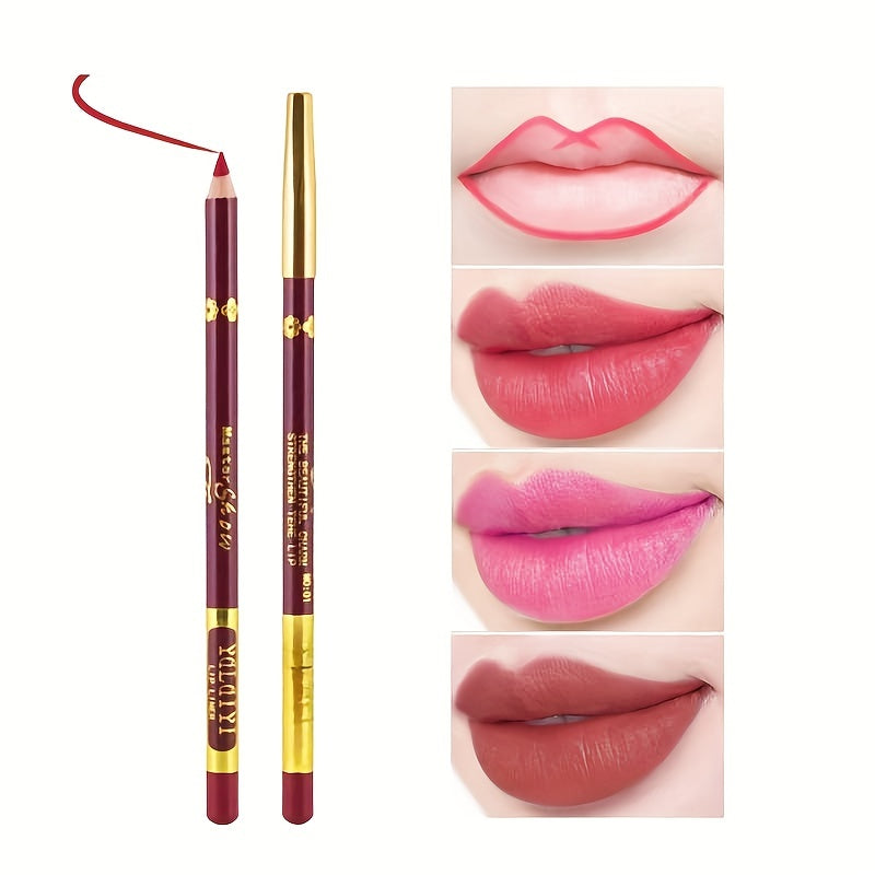 Waterproof Lip Liner & Eyeliner Pencil, Long Lasting Professional Makeup Tool