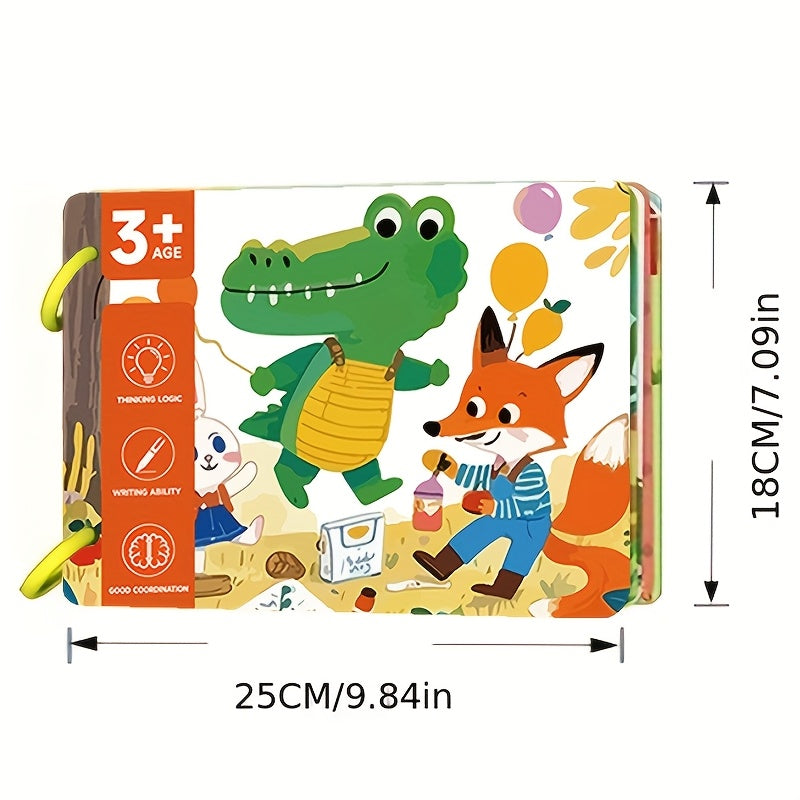 Interactive Cognitive Busy Book for Kids