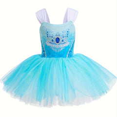 Cotton Princess Tutu Ballet Leotard Dress Girls Dance Dress