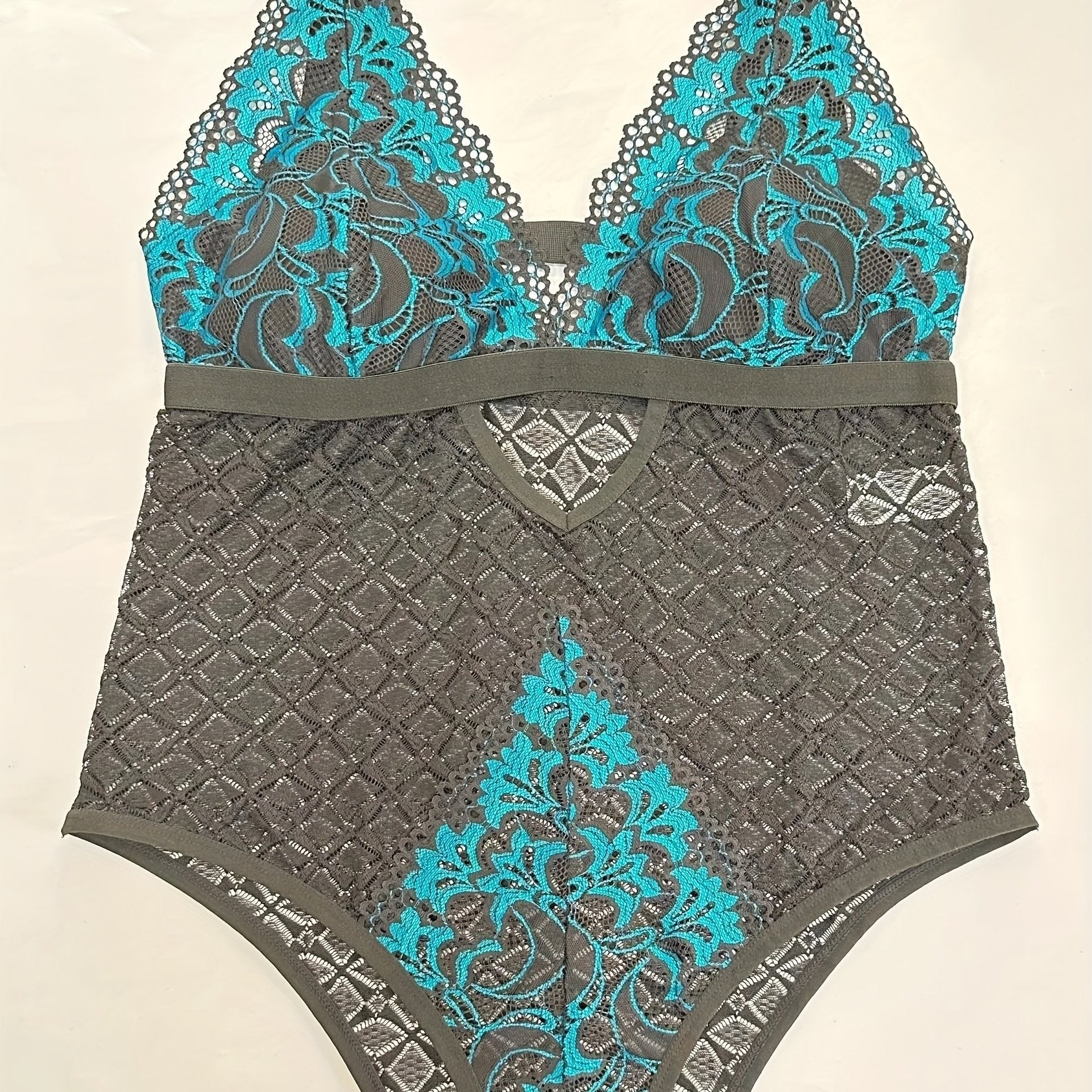 Lace Keyhole Teddy Bodysuit