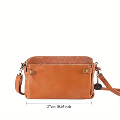 Large Capacity Crossbody Shoulder Bag for Commuting Travel Red