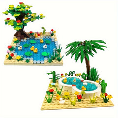 Farm Series Small Animal Duck Building Blocks Yellow Duck City Farm