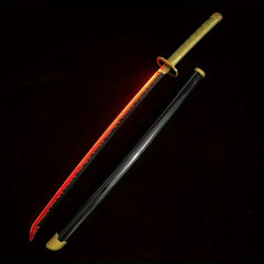 Lighted Katana Sword Wooden Anime Sword Samurai Katana Sword