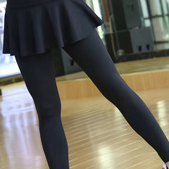 Stylish Activewear Skort with Leggings Quick Drying High Waisted Hip Lifting