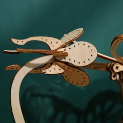 3D Puzzle Mechanical Butterfly Ornament Wooden Toy