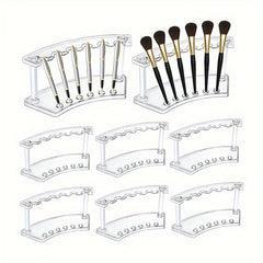 Plastic Pen Holder with 6 Slots for Home School Office Storage