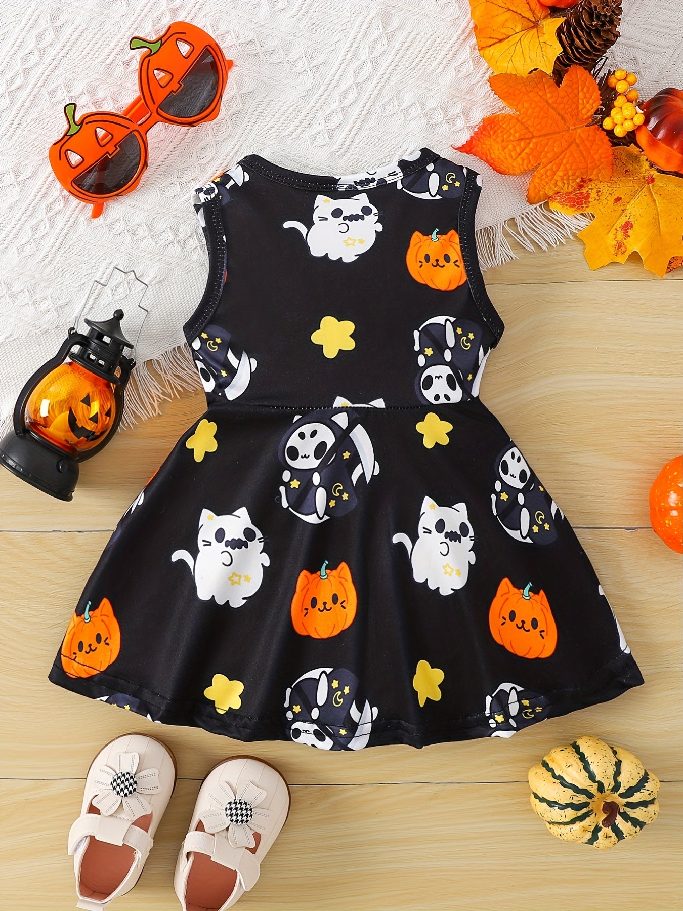 European & American Baby Girls Fawn Dress