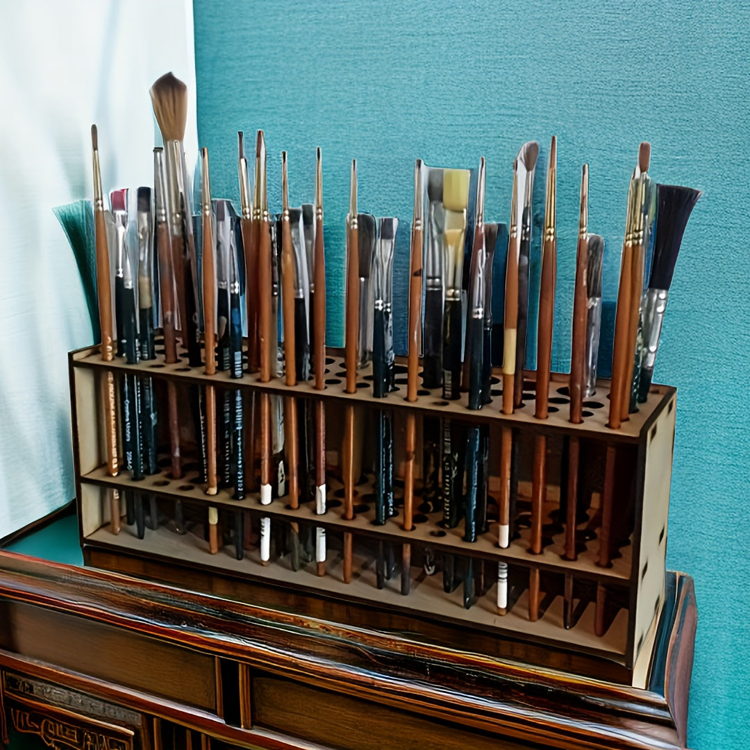 Desktop Paintbrush Marker Organizer for Office