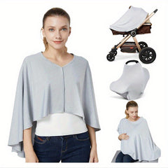 Breathable Nursing Cover with Rigid Hoop, Mother Nursing Apron