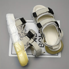 Men's Platform Buckle Sandals Outdoor Slip On Sandals