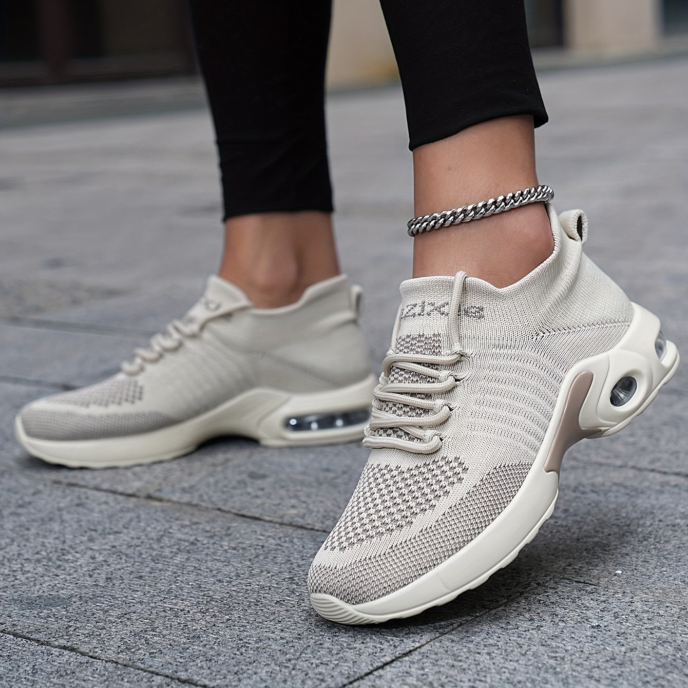 Women's Air Cushion Sports Shoes Breathable Athletic Running Shoes
