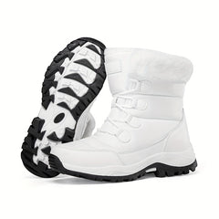 Women's Winter Snow Boots Non-Slip Thickened Warm Medium Tube Hiking Boots