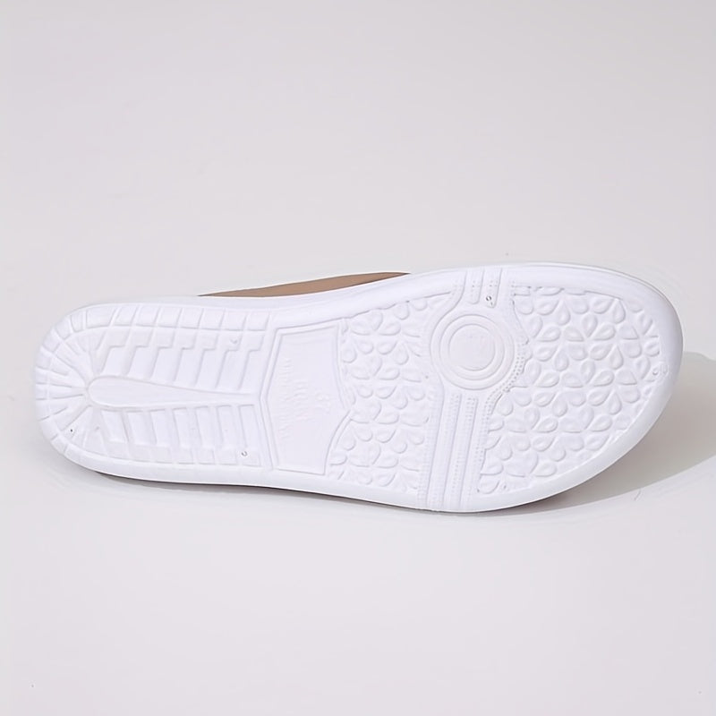 Women's Cross Strap Flat Sandals Lightweight Cutout Sandals