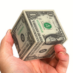 ZIINASTAR 1 Dollar Cube UV Printing Money Puzzle Toy
