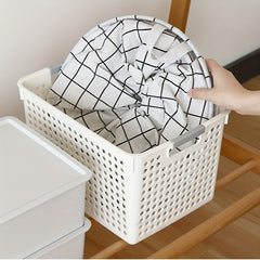 1pc Laundry Storage Basket Folding Laundry Hamper Box