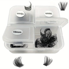 D Curling DIY Lash Extension 96pcs Individual Eyelash Clusters 10-16mm