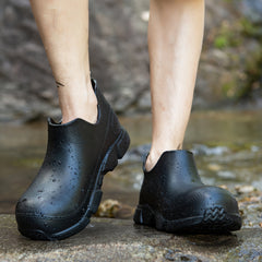 Men's Waterproof Chef Shoes Non-slip Oil-proof Work Shoes