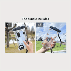 Waterproof Mobile Phone Bag Anti Sinking Airbag for 17-27cm Models