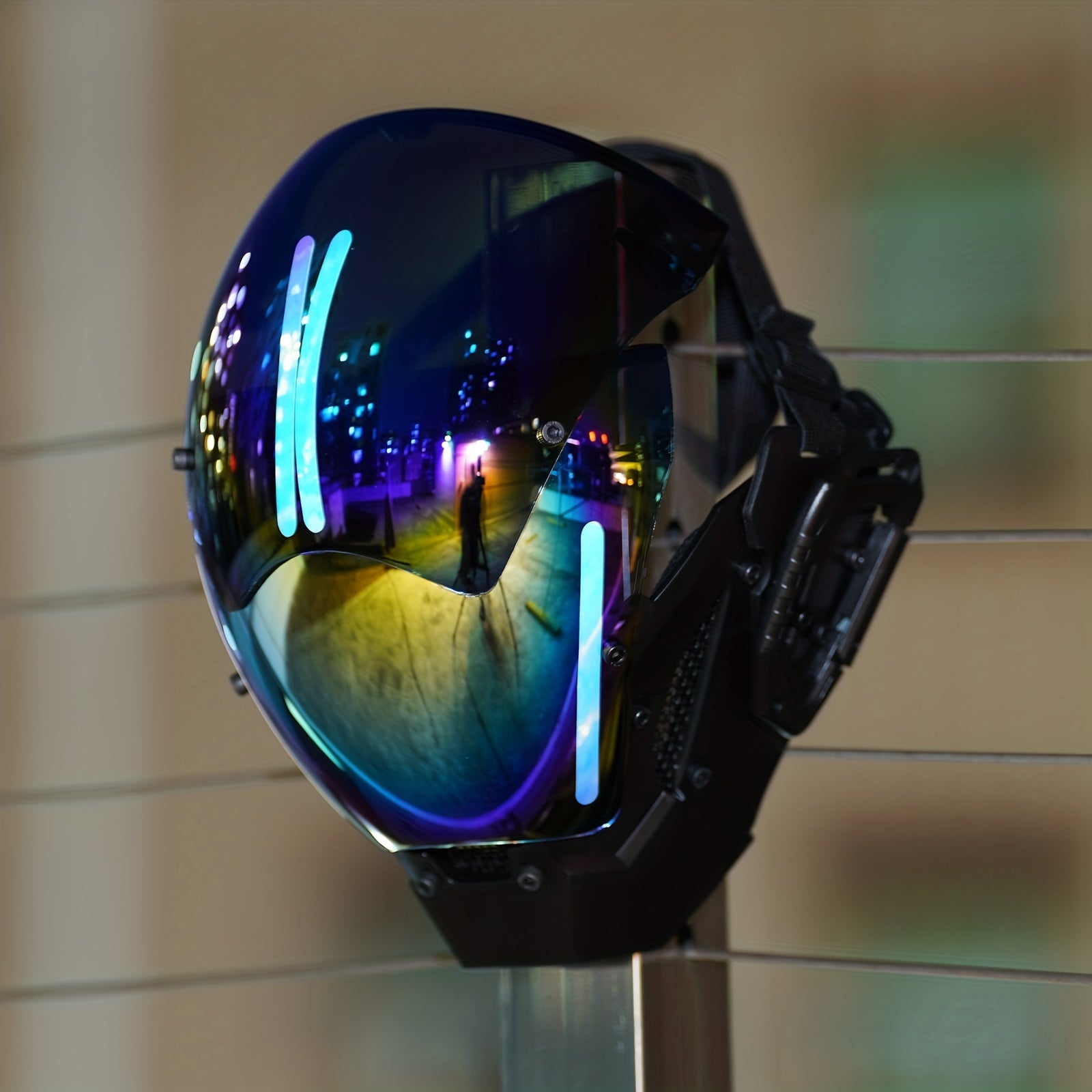 Colorful Cyber Mask for Halloween and Festivals