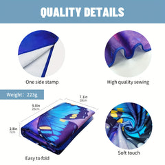Quick Drying Swim Towel Soft Oversized Blanket 27.5 x 55 Absorbent