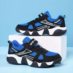 Boys Mesh Breathable Sport Shoes Lightweight Non Slip Casual Sneakers