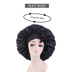 Satin Silk Bonnet Jumbo Size for Sleeping