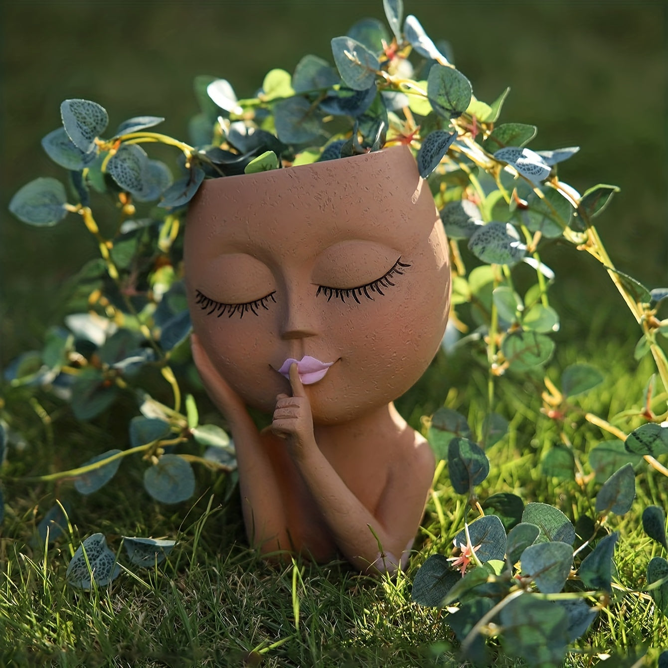Nordic Character Garden Flower Pot - Ceramic Plant Pot