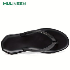 Leather Arch Support Flip Flops Lightweight Thong Sandals