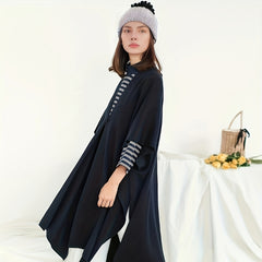 Women's Large Knitted Shawl Warm Cloak Outdoor