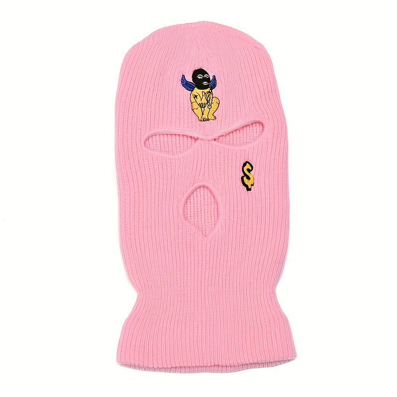 Warm and Windproof 3 Hole Hat for Outdoor Activities