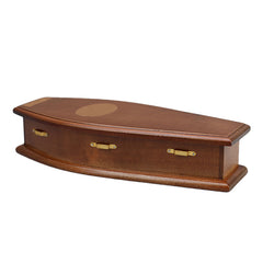 1:12 Scale Wooden Coffin Dollhouse Furniture Model DIY Unpainted