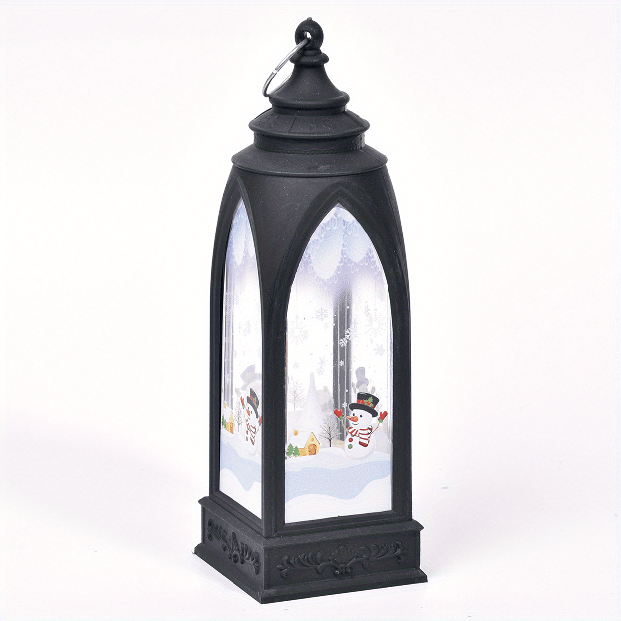 Snow Village Mini House Lamp with LED Light Decoration
