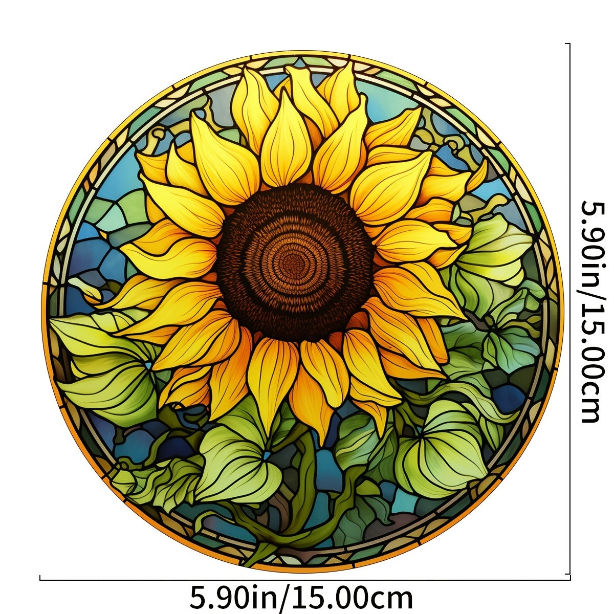 Sumshine Sunflower Window Hanging Suncatcher For Home Decor