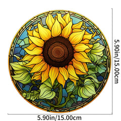 Sumshine Sunflower Window Hanging Suncatcher For Home Decor