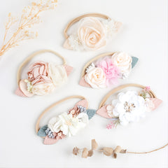 Cute Floral Headbands for Baby Girls Soft Hair Accessories
