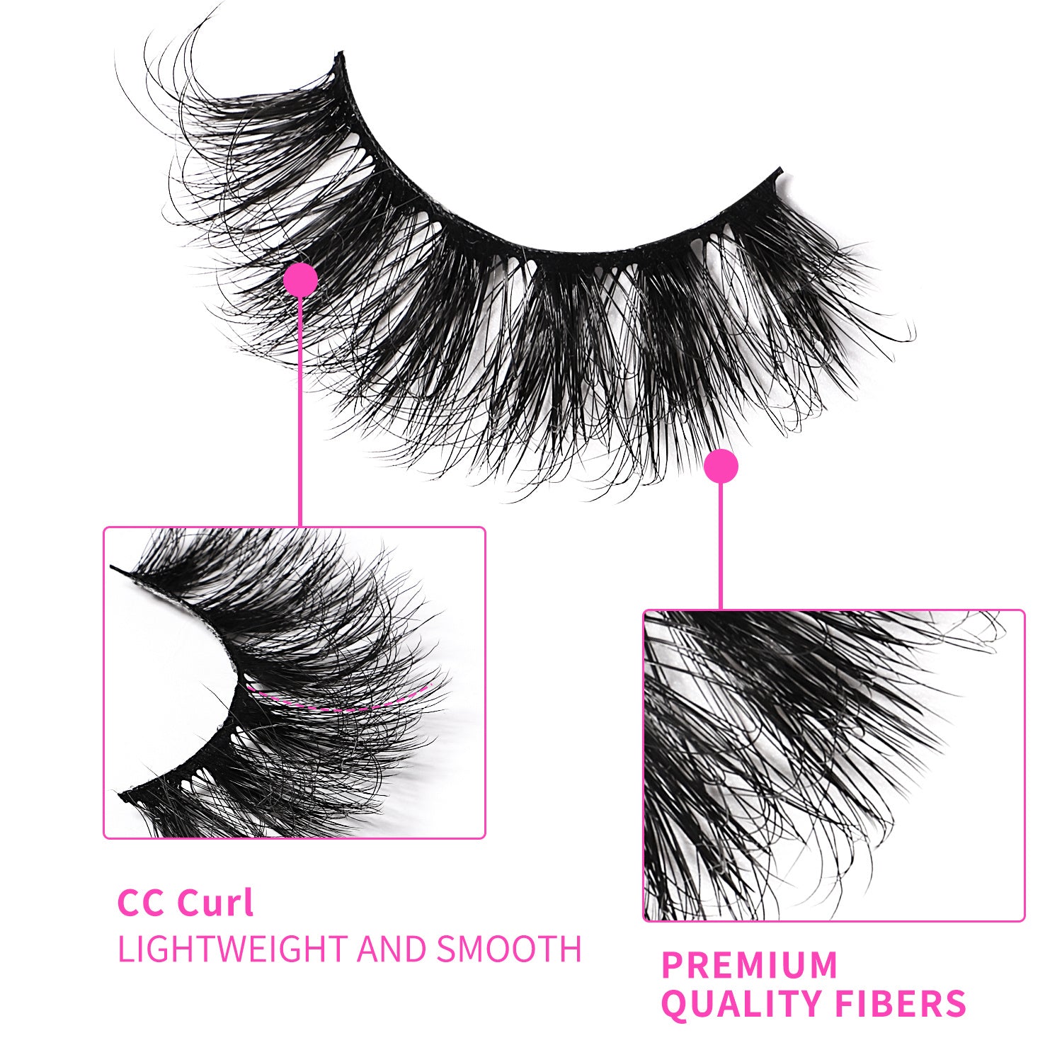 30 pairs Faux Mink Lashes Wispy Natural Look for Dramatic Eyelashes Extension