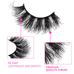 30 pairs Faux Mink Lashes Wispy Natural Look for Dramatic Eyelashes Extension