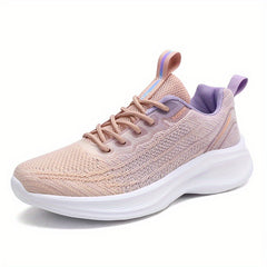Women's Flying Woven Running Shoes Lace Up Breathable