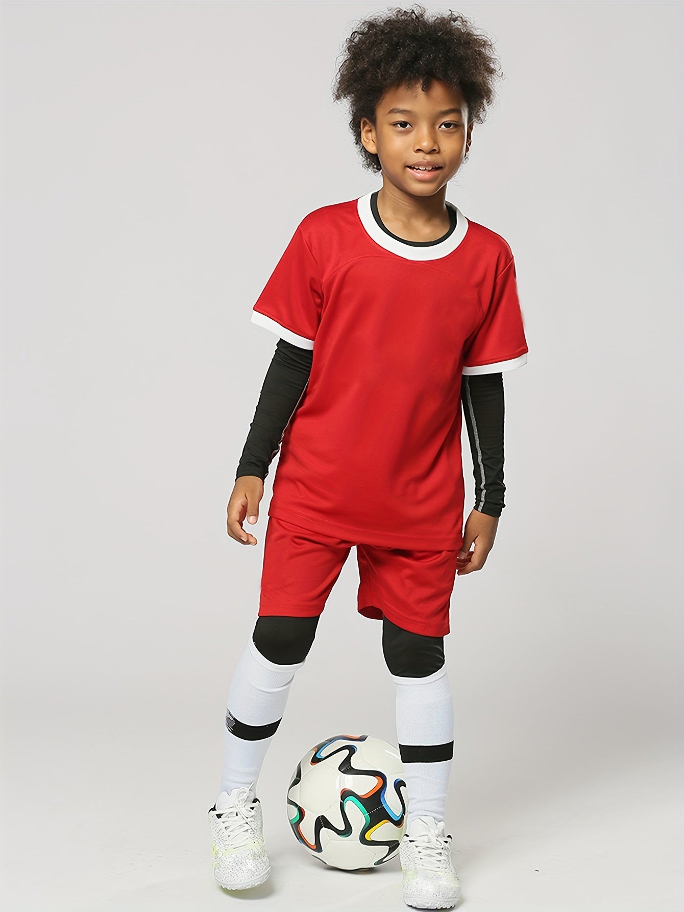Kids Quick Dry Splicing Sportswear Set