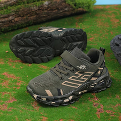 Boys Casual Low Top Woven Shoes Breathable Lightweight Sneakers