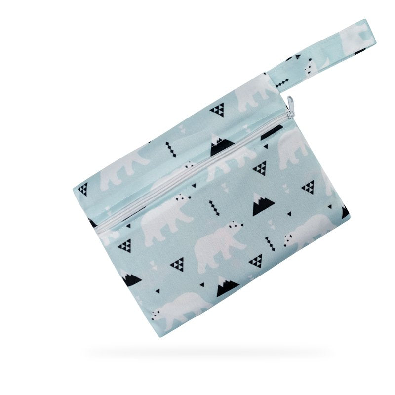 Mini Reusable Baby Diaper Bag Waterproof Handbag Stroller Hanging Bag