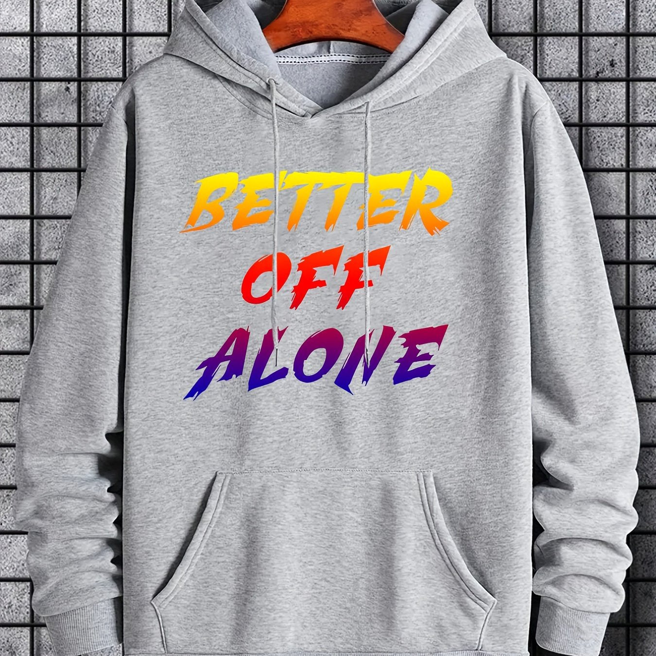 Boys In The Hood Print Hoodie Men's Casual Pullover Hooded Sweatshirt