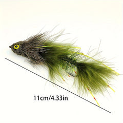 Bionic Streamer Fly Sea Fishing Bait Trout Salmon Bass