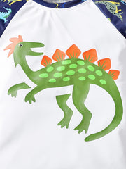 Boys' Dino Graphic Swim Suit & Shorts Set
