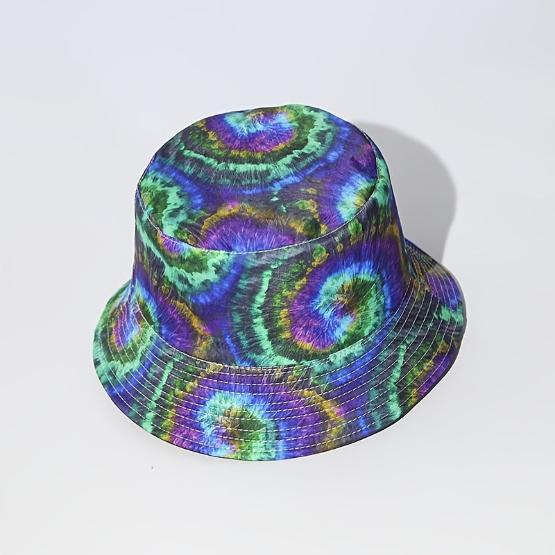 Abstract Art Printed Bucket Hat Vintage Boho Basin Hat