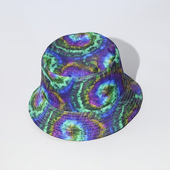 Abstract Art Printed Bucket Hat Vintage Boho Basin Hat
