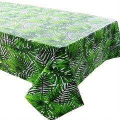 Hawaiian Palm Leaf Tablecloth Tropical Leaf Tablecloth Party Supplies