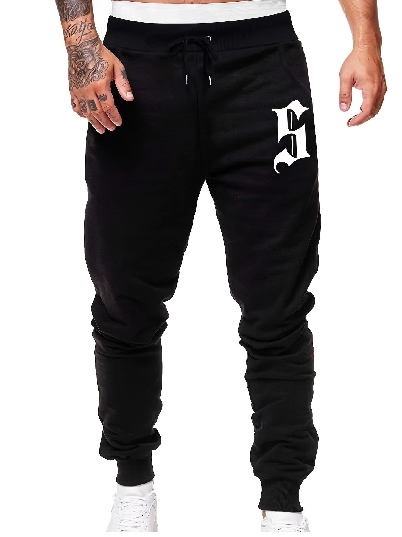 Men's S Print Casual Joggers Pants Spring Summer Autumn Wear