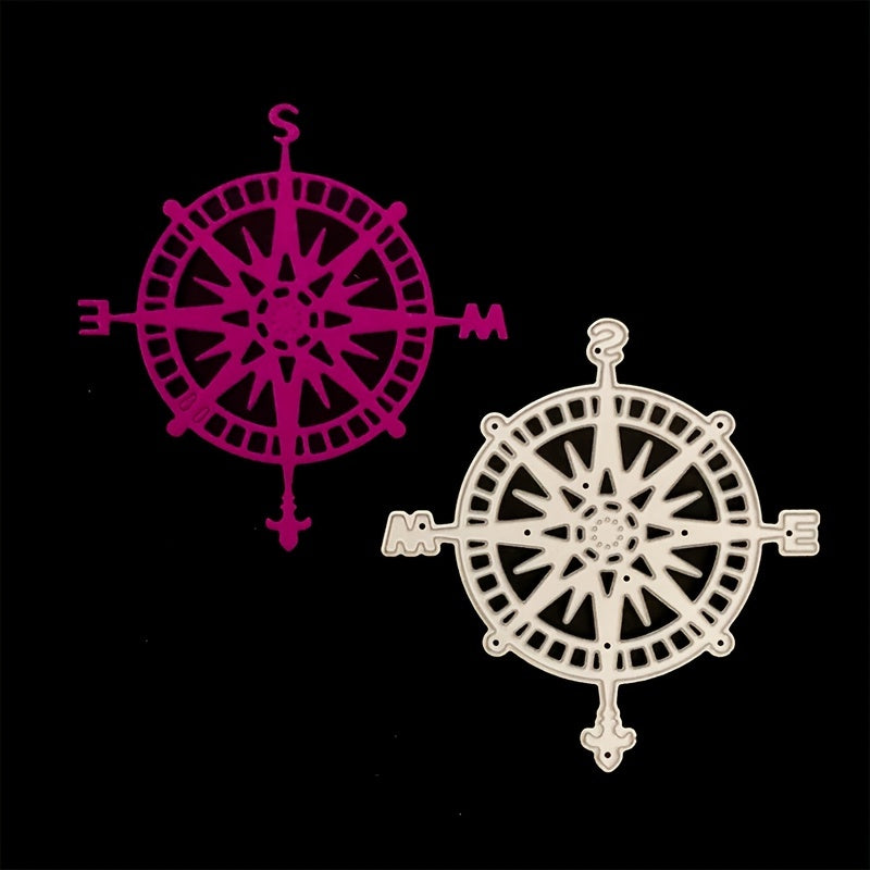 Compass Metal Cutting Dies for Scrapbook Paper Craft