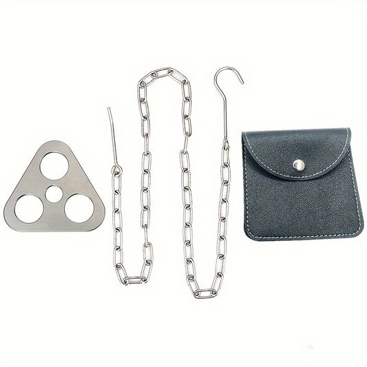 Stainless Steel Campfire Tripod for Outdoor Cooking